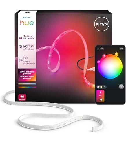 Amazon.com: Philips Hue Outdoor 7-Foot Smart LED Light Strip
